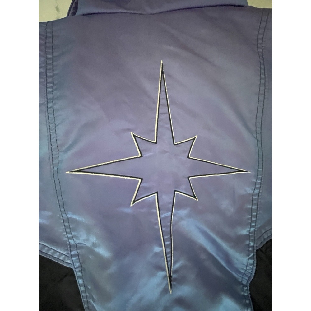 Polaris Snowmobile Jacket Insulated Purple Black Women XL Winter Coat USA 90's - Picture 14 of 16